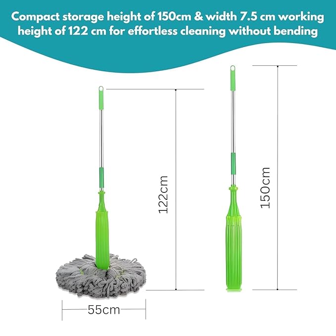 Self-twisting Water Rotating Mop