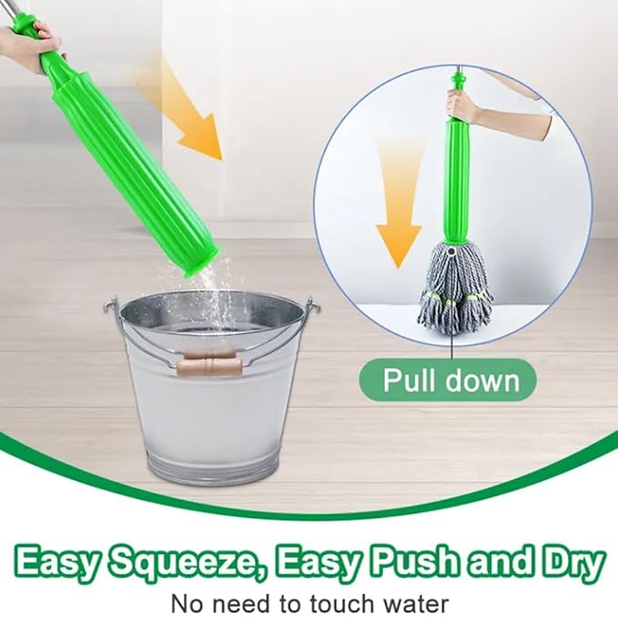 Self-twisting Water Rotating Mop