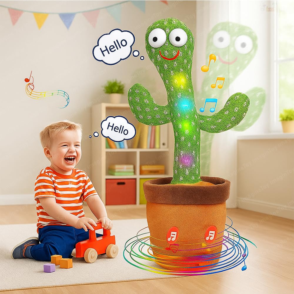 LED Musical Dancing & Mimicry Cactus Toy