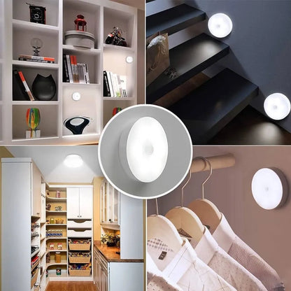 Motion Sensor Light for Home with USB Charging Wireless Self Adhesive LED Night Light