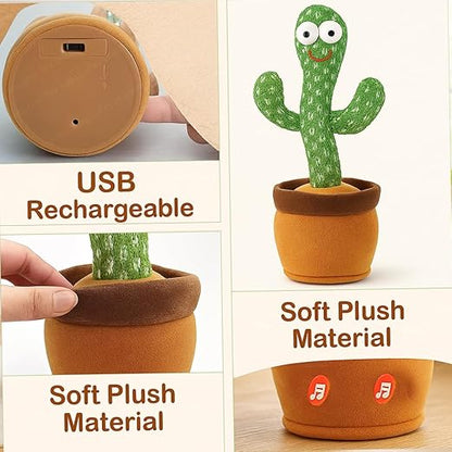 LED Musical Dancing & Mimicry Cactus Toy