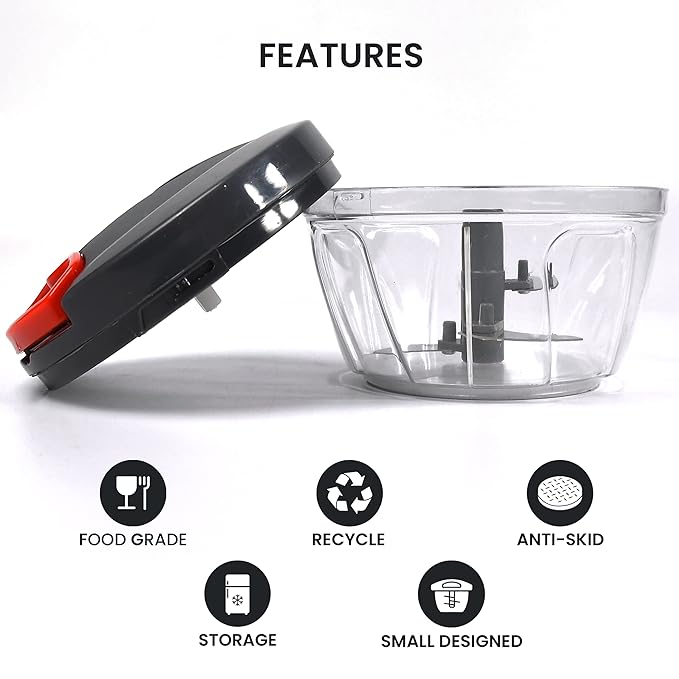 Powerful Mini Handy Chopper (450ml), Vegetable and Fruit Chopper, Vegetable Chopper For Kitchen.