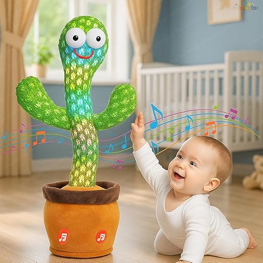 LED Musical Dancing & Mimicry Cactus Toy