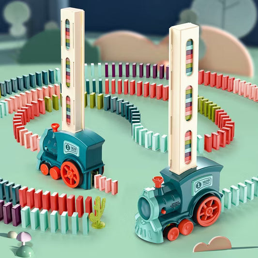 Train Toy Domino Set for Kids BPA Free Plastic with Sound Effects